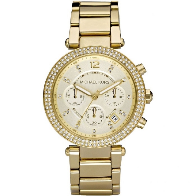michael kors ure, zlata ura, mk5354